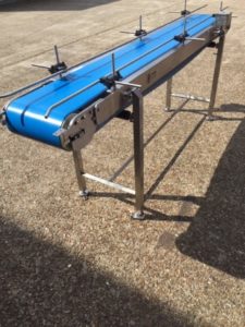 Belt conveyors - PU Belt with Side Guides